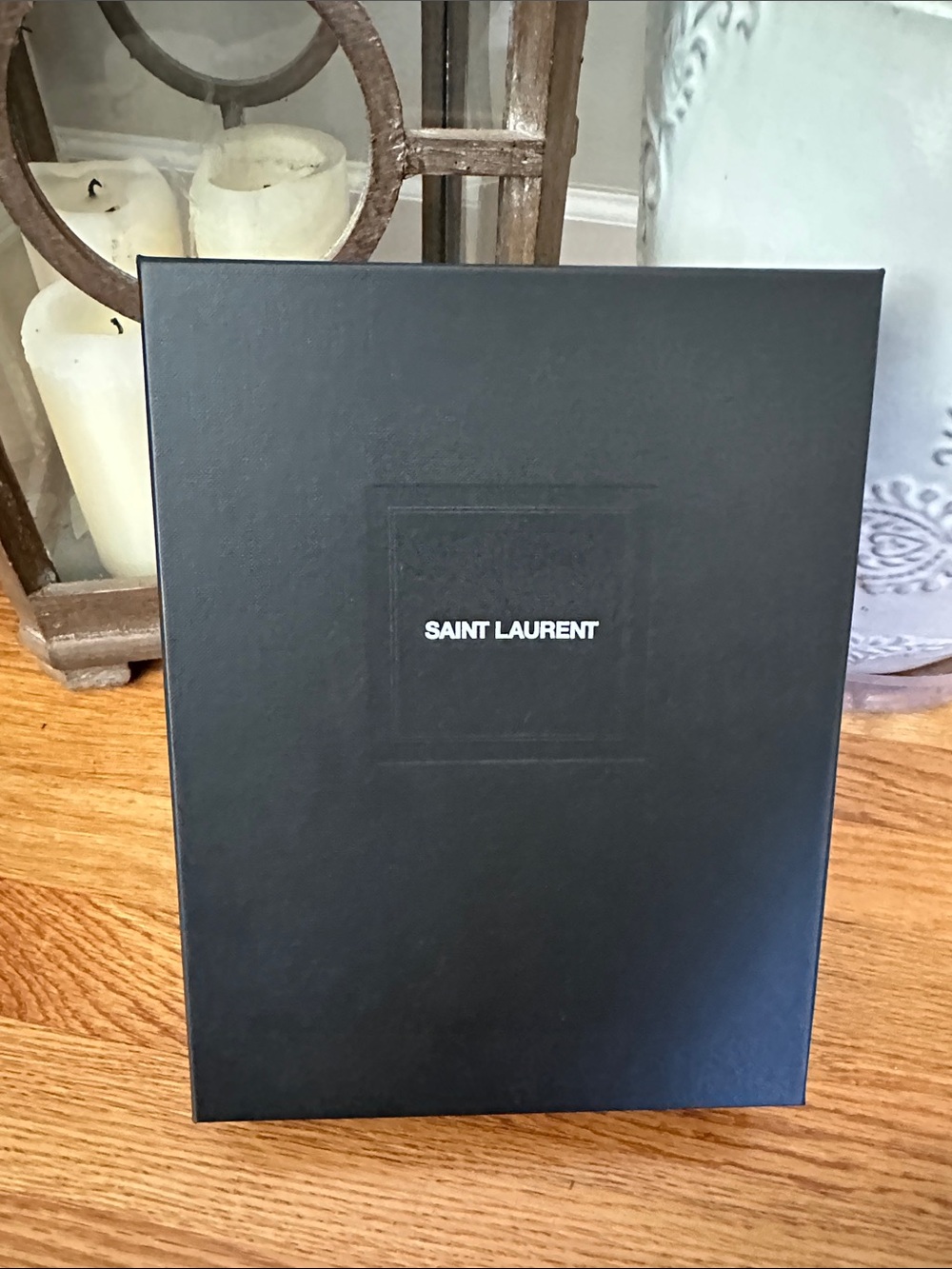 Yves Saint Laurent Beige Quilted Leather Envelope Chain Wallet - Picture 12 of 13